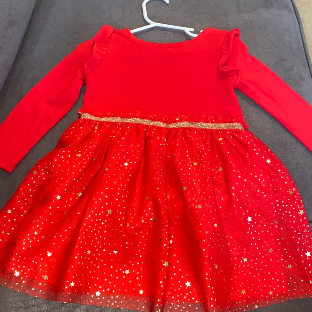 Red toddler dress